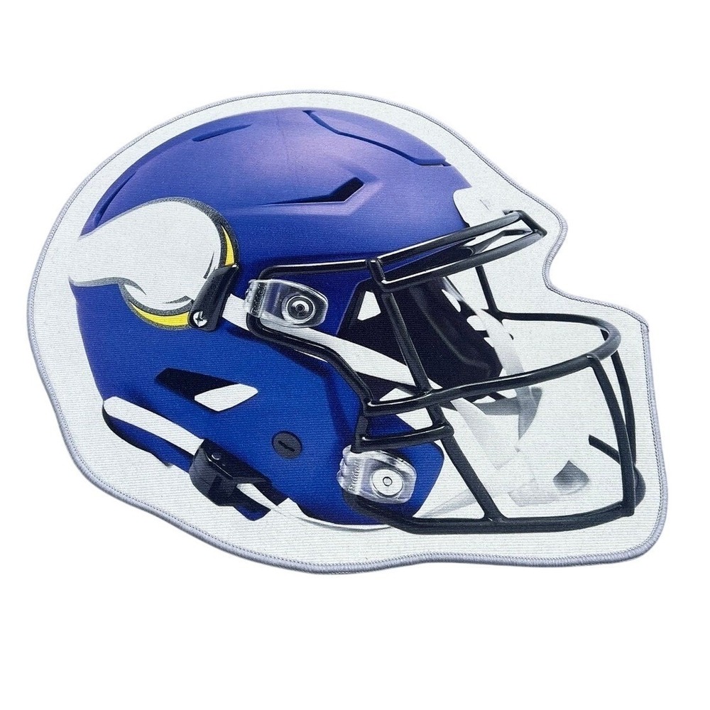 Minnesota Vikings NFL Football Helmet Area Rug d Fan Gear
